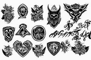 Beast protecting son tattoo idea