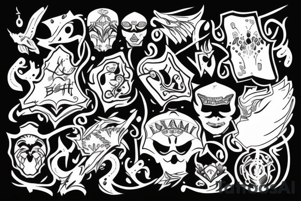 Beast protecting son tattoo idea