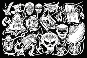 Beast protecting son tattoo idea