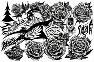 Beast protecting son tattoo idea
