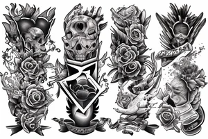 Beast protecting son tattoo idea