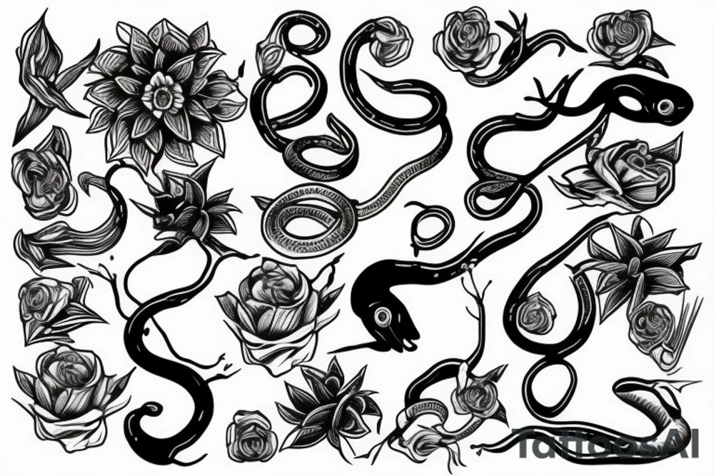 Snake tattoo idea
