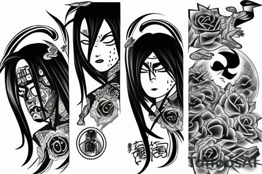 Itachi uchia tatto tattoo idea