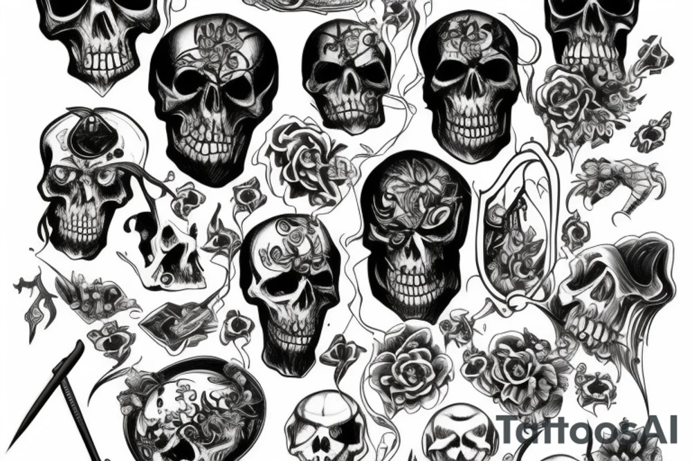 Grimreaper, hypnotising tattoo idea
