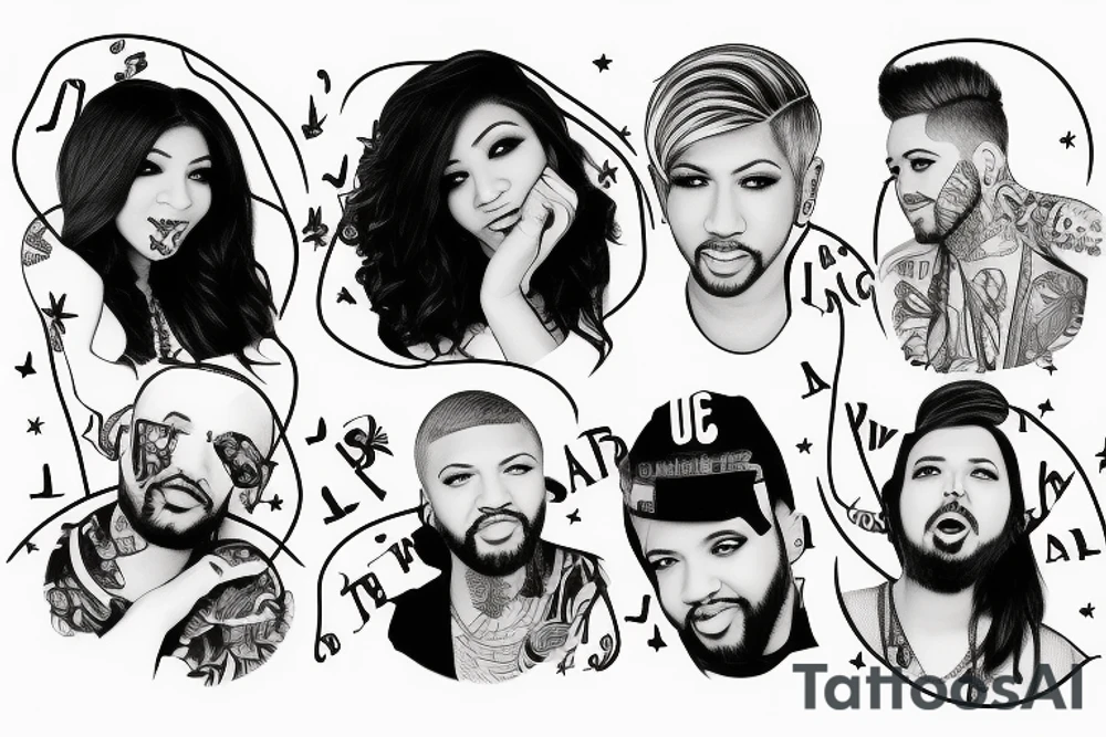 pentatonix tattoo idea