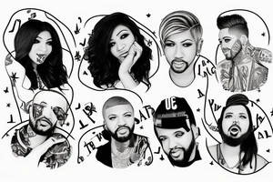 pentatonix tattoo idea