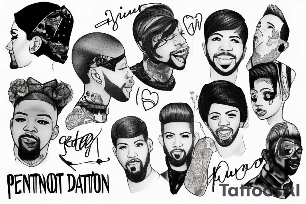 pentatonix tattoo idea