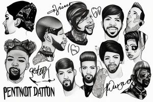 pentatonix tattoo idea