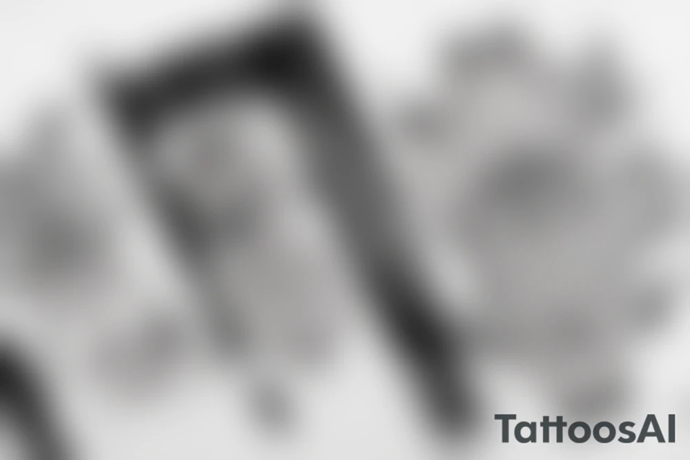 small pentatonix tattoo tattoo idea