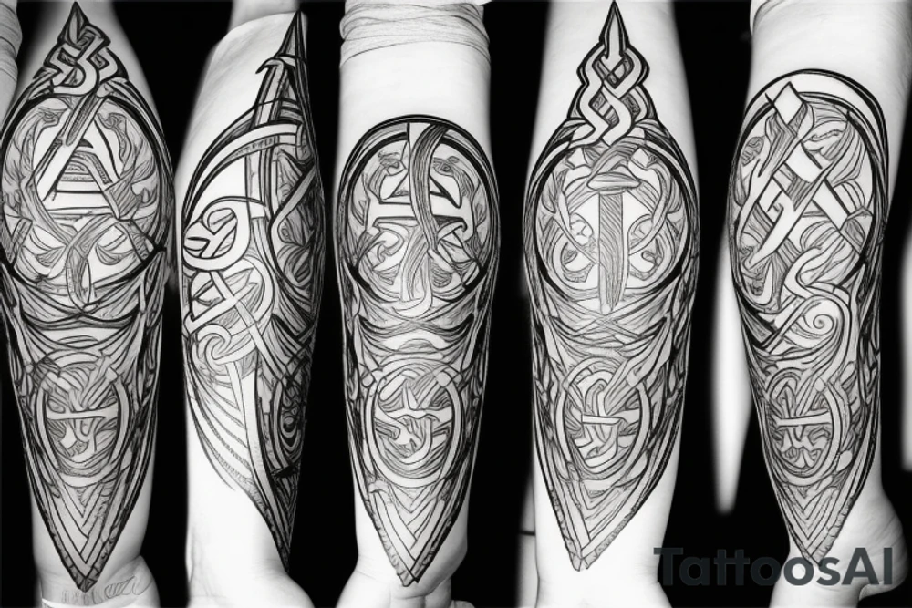 caduceus staff tattoo idea