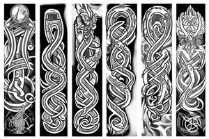 caduceus staff tattoo idea