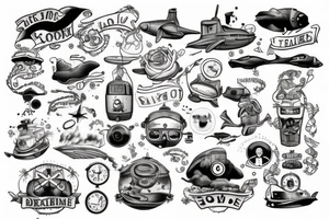 Submarine tattoo idea