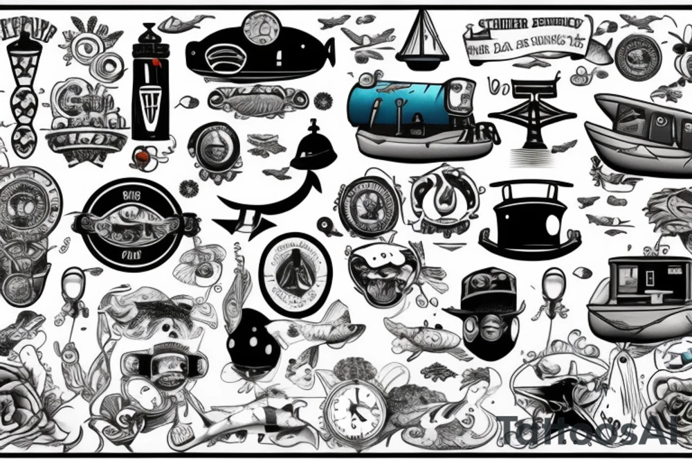 Submarine tattoo idea