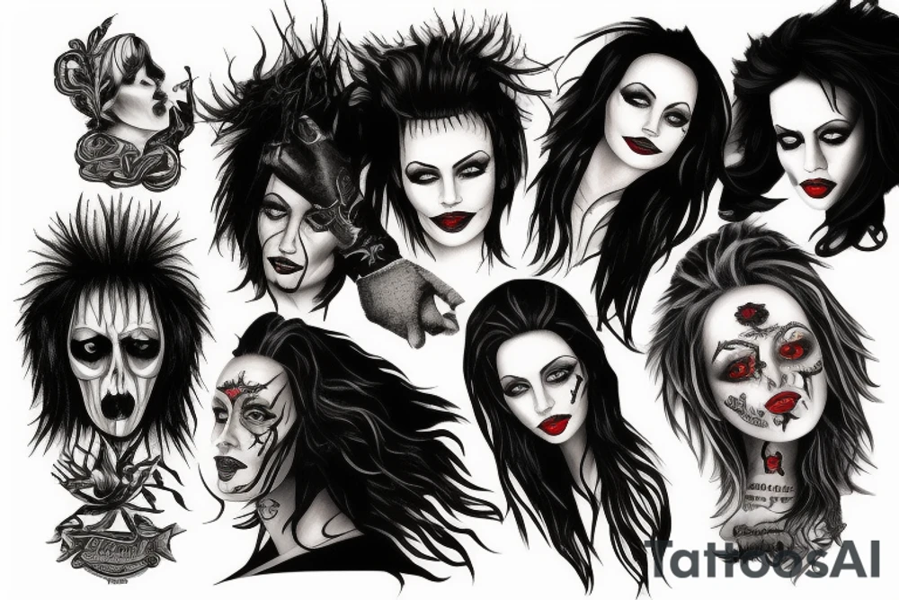 Edward scissor hands tattoo idea