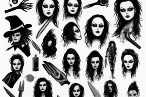 Edward scissor hands tattoo idea