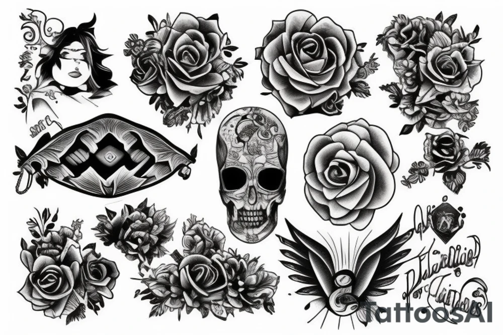 222 444 tattoo idea