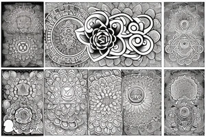 Seven chakras tattoo idea