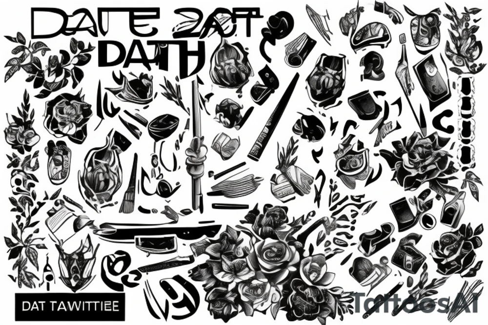 Date of birth, 11/09/2015 tattoo idea
