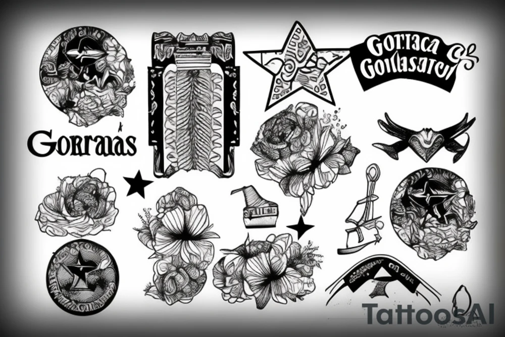 texas to georgia tattoo idea