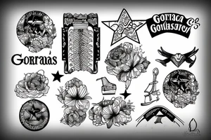 texas to georgia tattoo idea