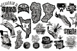 texas to georgia tattoo idea