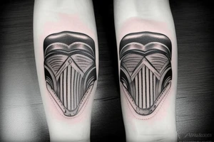 black road truck tattoo idea