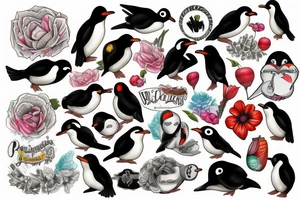 pinguinos tattoo idea