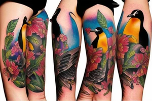 pinguinos tattoo idea