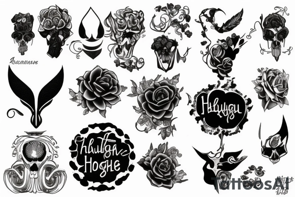 The name Hugh tattoo idea