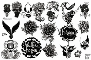 The name Hugh tattoo idea