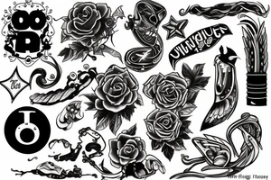 The name Hugh tattoo idea