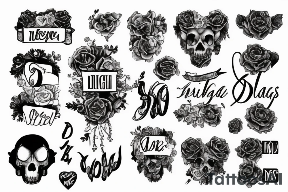 The name Hugh tattoo idea