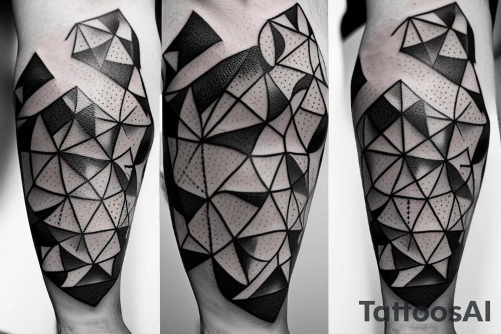 Gemini constellation but abstract tattoo idea