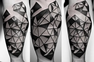 Gemini constellation but abstract tattoo idea