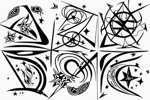 Gemini constellation tattoo idea