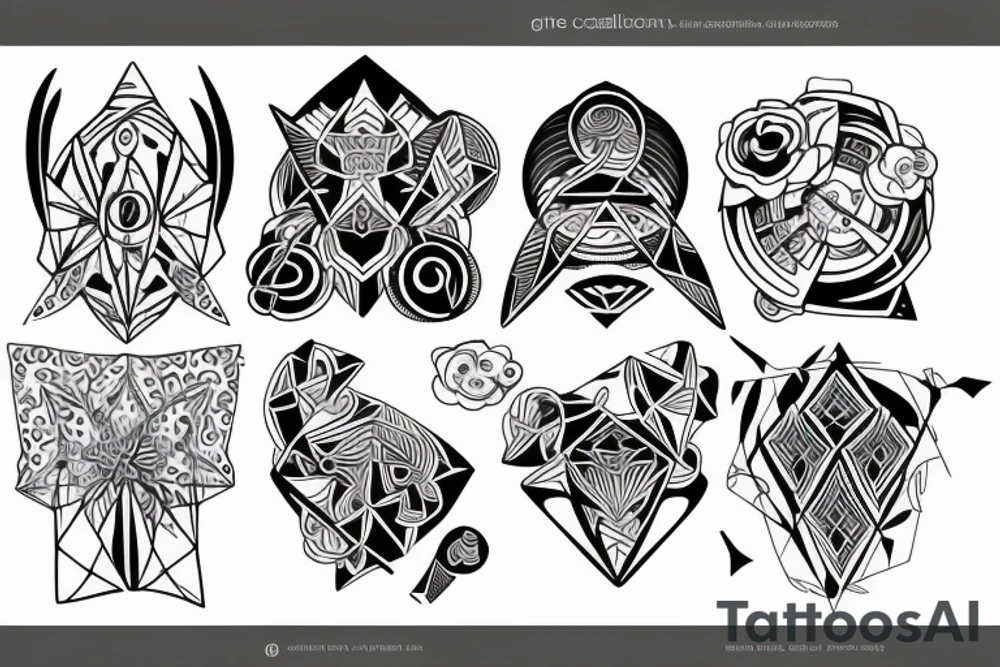 Gemini tattoo idea