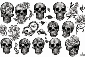 memento mori tattoo idea