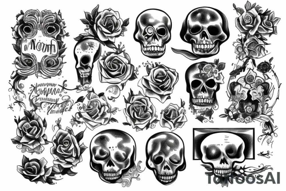 memento mori words tattoo idea