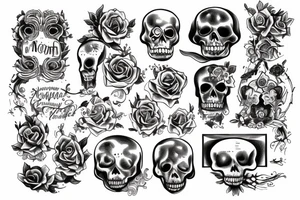 memento mori words tattoo idea