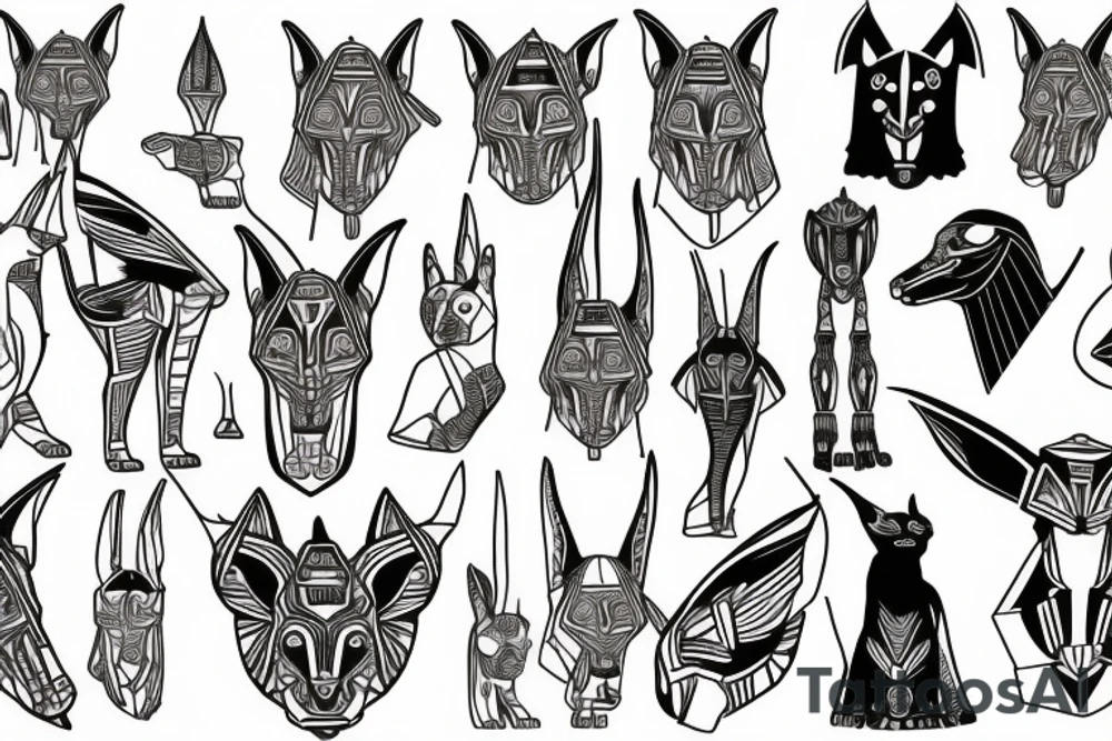 Anubis tattoo idea