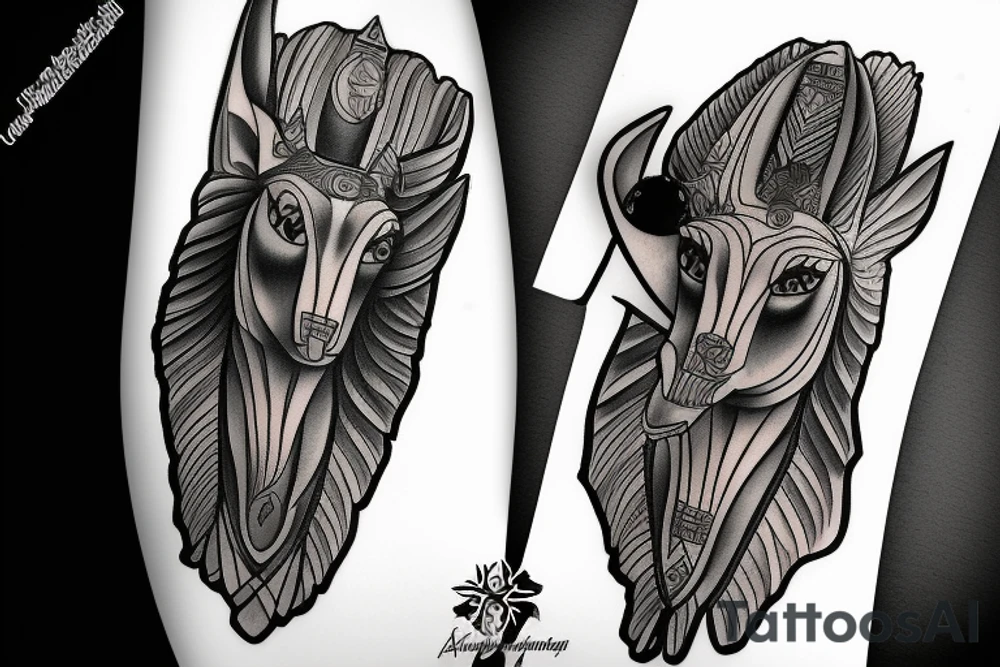 Anubis tattoo idea
