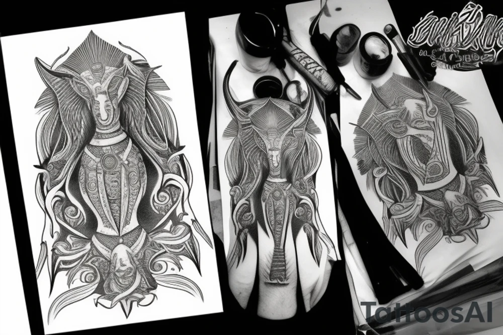 Anubis tattoo idea