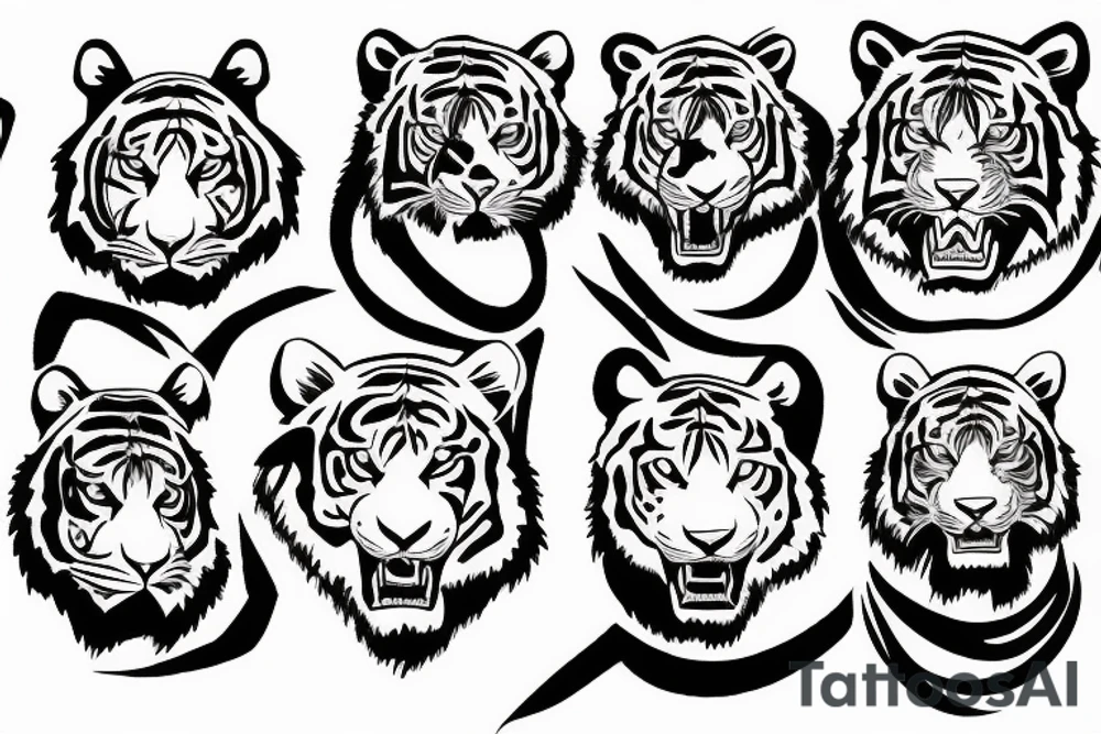 Tiger tattoo idea