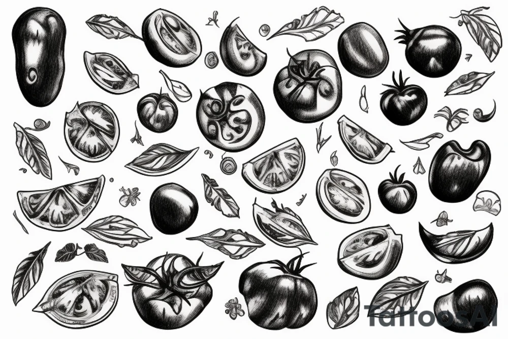 tomatoe tattoo idea