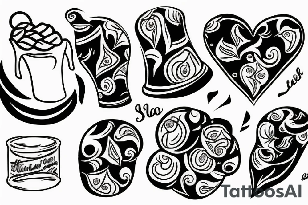 salsa tattoo idea