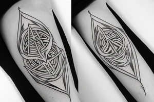 the deathly hallows, three versions for brothers tattoo idea