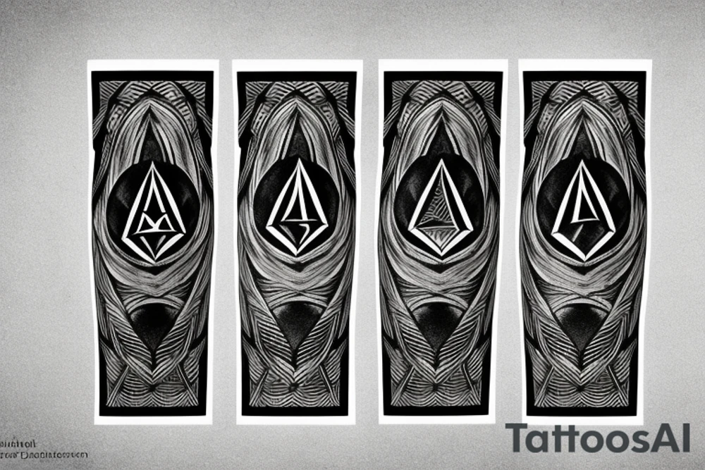 the deathly hallows, three versions for brothers tattoo idea