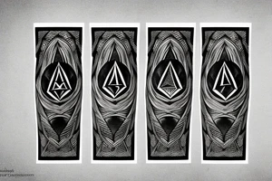 the deathly hallows, three versions for brothers tattoo idea