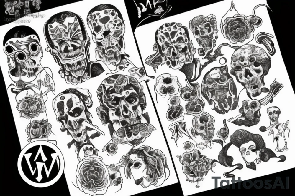 Hades y el inframundo tattoo idea