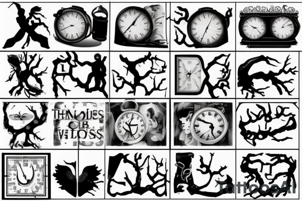 Time heals all wounds, but time leaves the nasties scars tattoo idea